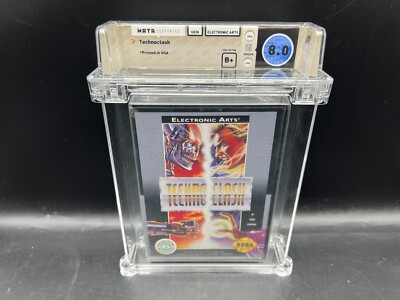 Technoclash Sega Genesis WATA 8.0 B+ FACTORY SEALED VGA