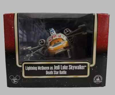 Lightning McQueen Jedi Luke Skywalker Death Star Battle Figure Star Wars 1:55