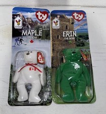 MAPLE  ERIN The Bear 1996/1997 MCDONALDS TY BEANIE BABY WITH RARE ERRORS 1993