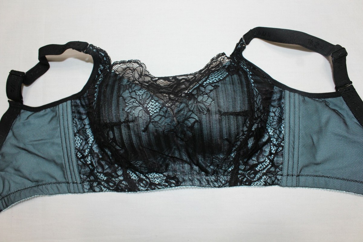 Soutien-gorge Dentelle Noire – Armatures, Rembourrage, Détail Nœud Satin – Taille 28B – Neuf Sans étiquettes