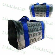 Gym Bag With Blue Harness Strap Gradation Seat Cloth Jdm Bride Racing Duffle New