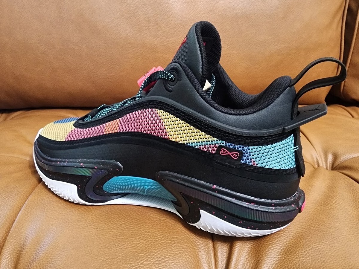 Air Jordan 36 XXXVI Low Black Multi-Color - Sz 7 (DH0833-063) | eBay