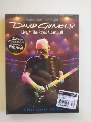 DVD DAVID GILNOUR PINK FLOYD LIVE AT THE ROYAL ALBERT HALL 2007 sealed