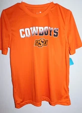 Oklahoma State Cowboys Boy's Large 14/16 Poly Shirt, Gen 2
