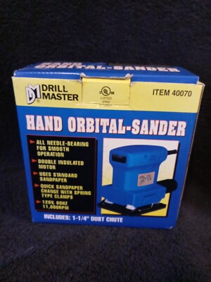 Drill Master Hand Orbital Sander 40070