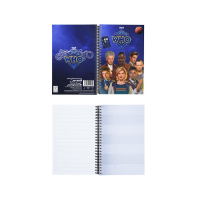 Doctor Who Offizielles Spiral Notizbuch Modern Doctor's A5 Brandneu