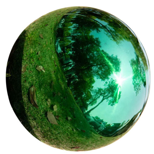 Kugel-Deko, Spiegel, Garten, reflektierende Hohlkugeln, Edelstahl, poliert - Bild 1 von 9