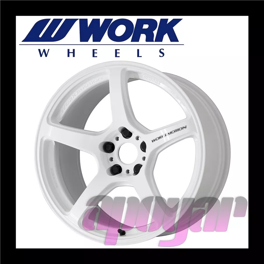 WORK EMOTION T5R WHEEL (1pcs) 18 inch 9.5J 12 5H 114.3 Ice White