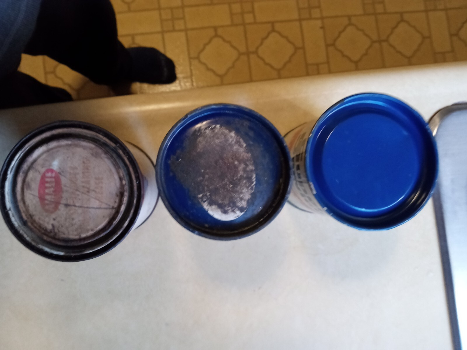 Keystone, Amalie, Super Service Grease 1lbs Oil Can Handy Oiler Vintage