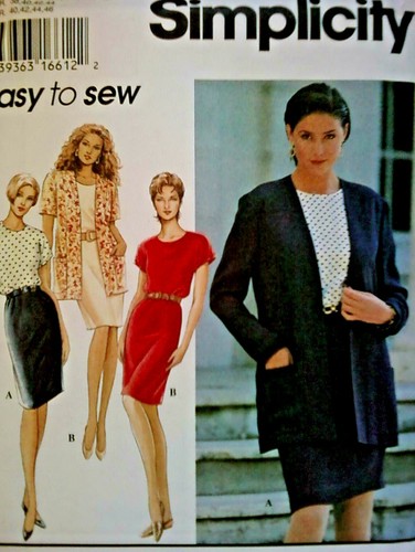L@@K! OOP SIMPLICITY SEWING PATTERNS - MISSES/WOMEN'S PLUS SIZES:6-24 -U PICK! - Picture 28 of 34