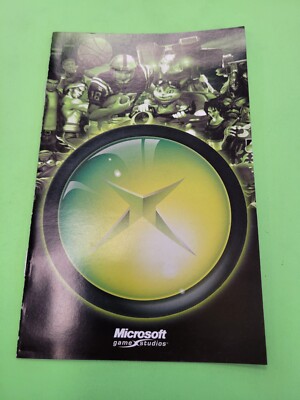 XBOX Game Studios Insert XBOX Instruction Manual Only