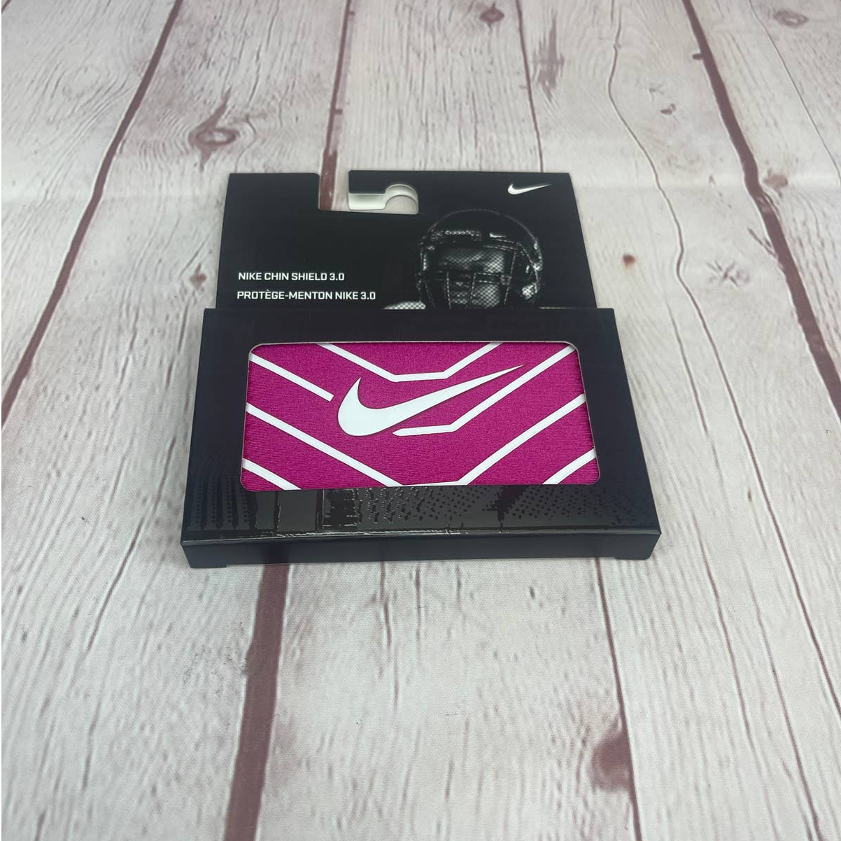 Nike Unisex Football Chin Shield 3.0 Color Vivid Pink/White Size OSFM