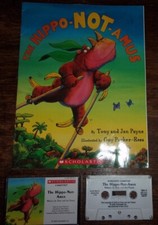 THE HIPPO-NOT-AMUS by Tony & Jan Payne PB Book & Cassette Tape