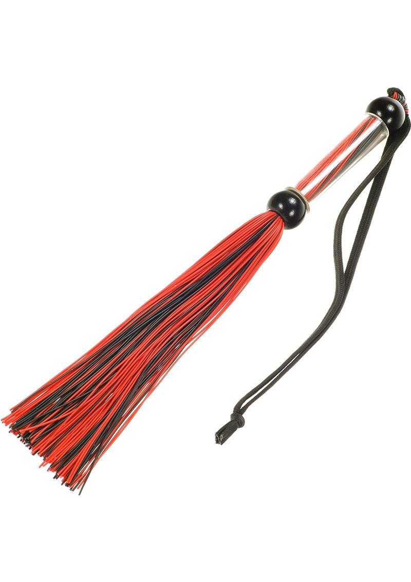 Kin X Toy Kinx Tease & Please Silicone Flogger Tassel Whip Spanking Punishment ...