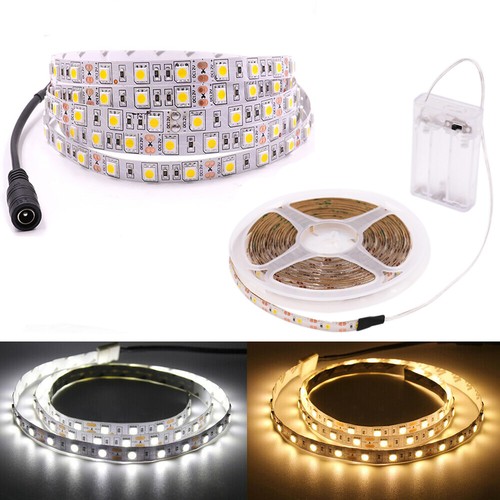 USB Battery LED Strip Light Self Adhesive Flexible Tape TV Backlight