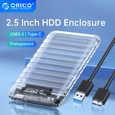 ORICO 2.5 '' SATA HDD SSD Enclosure Hard Drive Disk USB 3.0 External Laptop Case