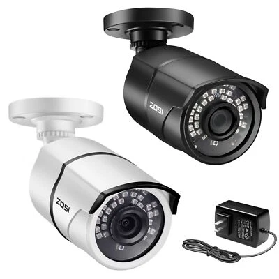 ZOSI HD 1080p 4in1 120ft Home Outdoor Video CCTV Security Camera Power Supply