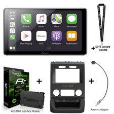Pioneer Dmh-wt8600nex 10.1" Multimedia Receiver Ads Kit-ftr1 For Ford Pickups