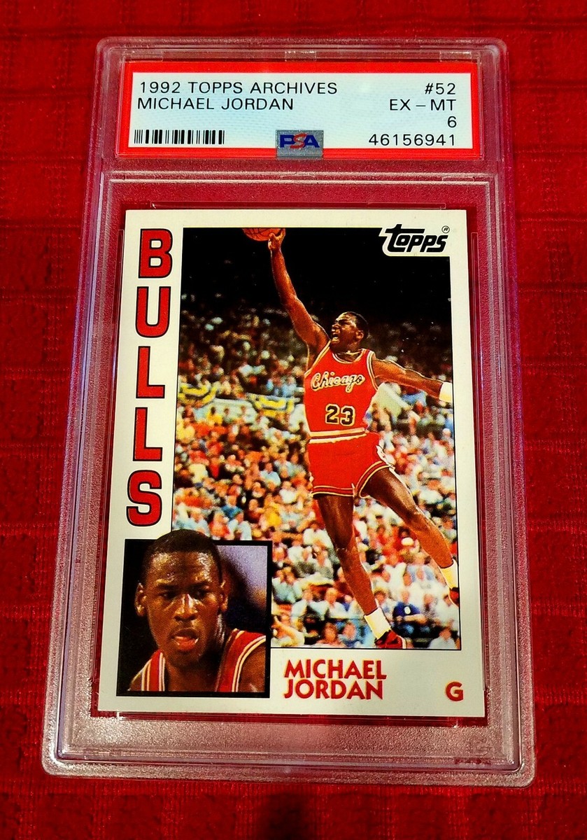 1992-93 Michael Jordan Topps Archive ROOKIE Card Throwback