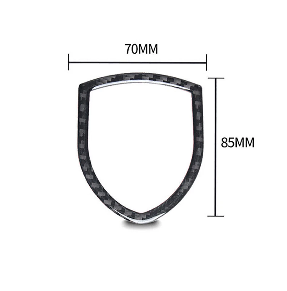 Cubierta del cuadro del capó delantero de fibra de carbono para Porsche Macan 2014-2019 1 pieza Foto 2 de 4