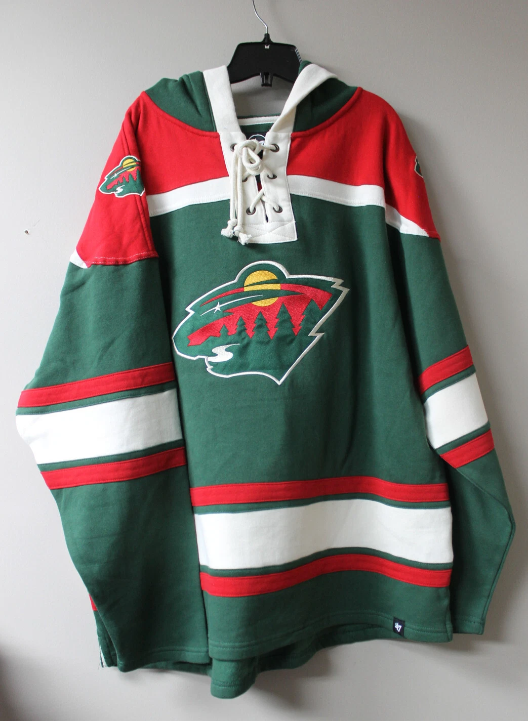 New NHL Minnesota Wild #12 BOLDY Lacer hoodie
