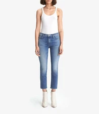 NWT Mother Denim Mid Rise Dazzler Ankle in Hey Sun Size 24, 25 $238