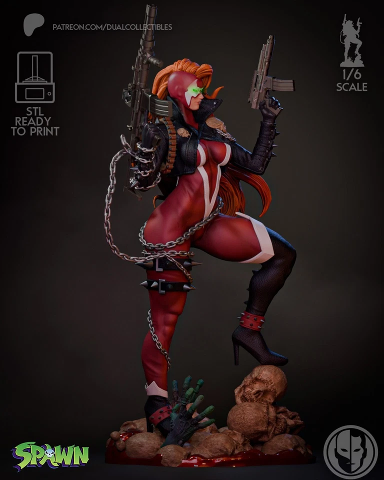 She Spawn Statue Sexy She Spawn Figure Pre-Order - Bild 3 von 4