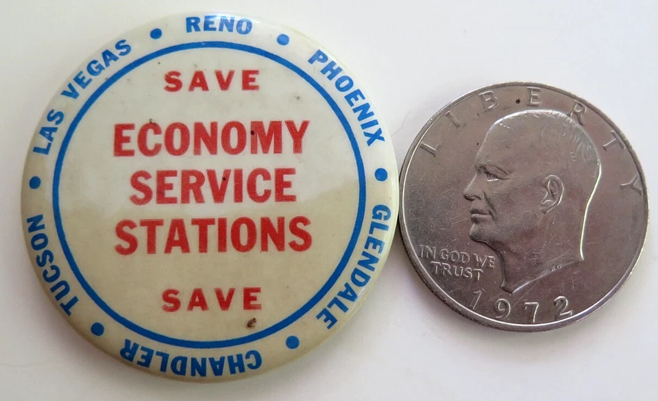 Espejo de Bolsillo Gas Celuloide ESTACIONES DE SERVICIO ECONÓMICAS De Colección LAS VEGAS-PHOENIX Foto 2 de 3