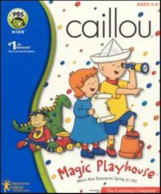 Caillou: Magic Playhouse PC MAC CD learn phonics reading memory computer skills!