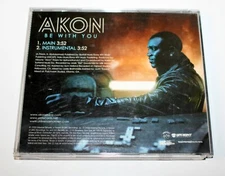 AKON "Be With You" RARE PROMO ONLY CD Single w/ Instrumental MINT Rap Hip-Hop