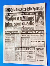 GAZZETTA DELLO SPORT 18 LUGLIO 1988 GRIFFITH-RABAH MADJER-DUNGA-FIORENTINA-INTER