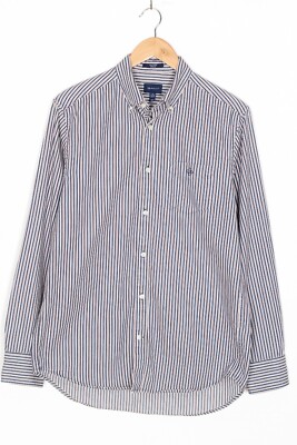 GANT TECH PREP Oxford Hemd Herren Größe M 39/40 15 3/4 Langarm Gestreift VR2872
