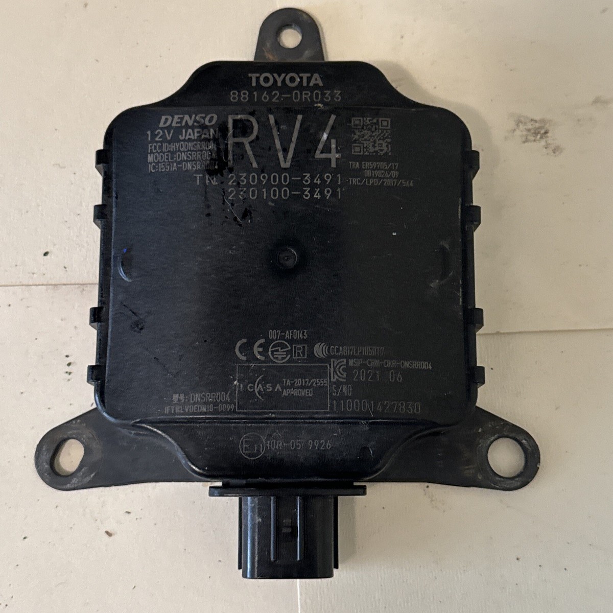 2021 TOYOTA RAV4 BLIND SPOT DETECTOR MONITOR SENSOR OEM 88162