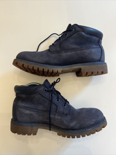 timberland Waterproof boots Navy Size 9 - Photo 1 sur 8