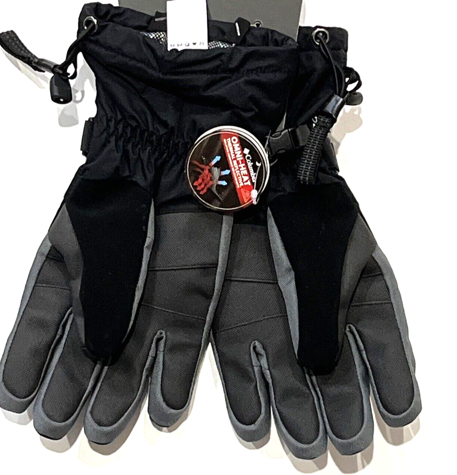 Guantes forrados omni-calor Columbia Powderhouse para mujer - talla XL - negros Foto 4 de 4