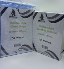 GOLDEN AGE COMIC BAGS AND 24PT BOARDS BUNDLE_...