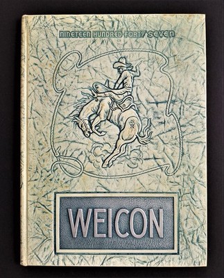 1947 vintage WOMELSDORF HIGH SCHOOL pa YEAR BOOK WEICON