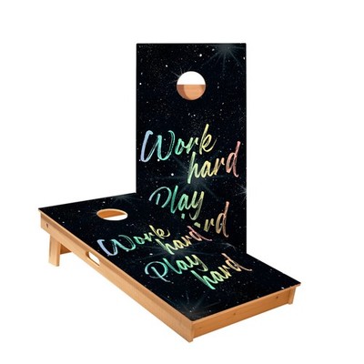 Cornhole Boards Skips Regulation Size Foldable Legs Outdoor Game Plywood