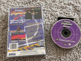 Virtua Fighter Remix Purple Disc Long Box (Sega Saturn, 1995) Repro Case
