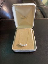 Add-A-Pearl Necklace 14K Yellow Gold with 4 White 6mm Pearls