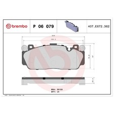Brembo Bremsbelag-Satz Bremsklötze vorne 34119502904 34112284869 | 832075