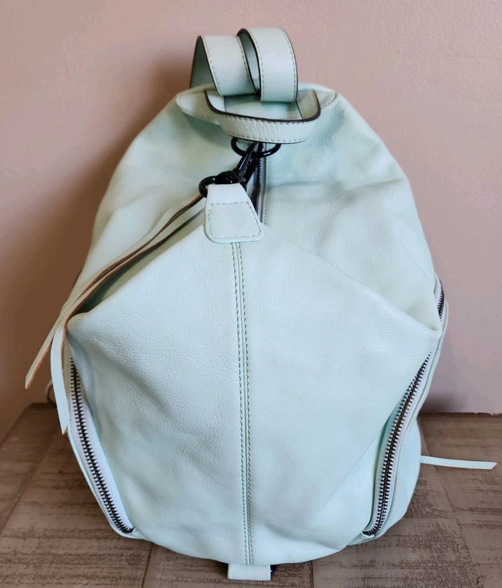 Rebecca Minkoff Julian Backpack in Mint Smooth Leather | eBay display picture 1