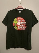 2006 Dr. Seuss How The Grinch Stole Christmas Musical T-Shirt Size Large D401