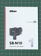 Nikon SB-N10   User Manual Owners Guide Reference   55 Pages   USA Made