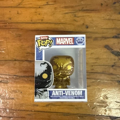 Funko Bitty Pop Mini Figure Marvel Spider-Man 1/24 Rare Gold Chase Anti-Venom