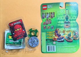 2012 LEGO 9574 NINJAGO Lloyd Zx Spinner NEW Plastic Package Separated Cardboard
