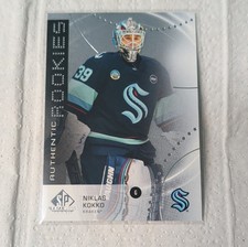 Upper Deck SP Game Used Authentic Rookie Niklas Kokko #AR-NK Seattle Kraken 202…
