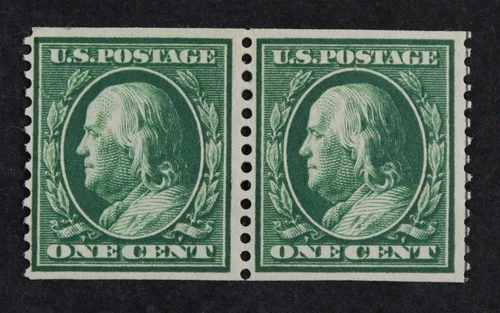 CKStamps: US Stamps Collection Scott#387 1c Franklin Mint H OG CV$450