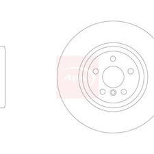 APEC Bremscheiben für BMW Z4 Roadster G29 2018 hinten (1 Stück) DSK3319