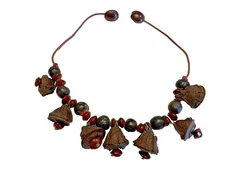 Bracelet Beaded Tie On Costume Jewelry 14 Inch Long Vintage